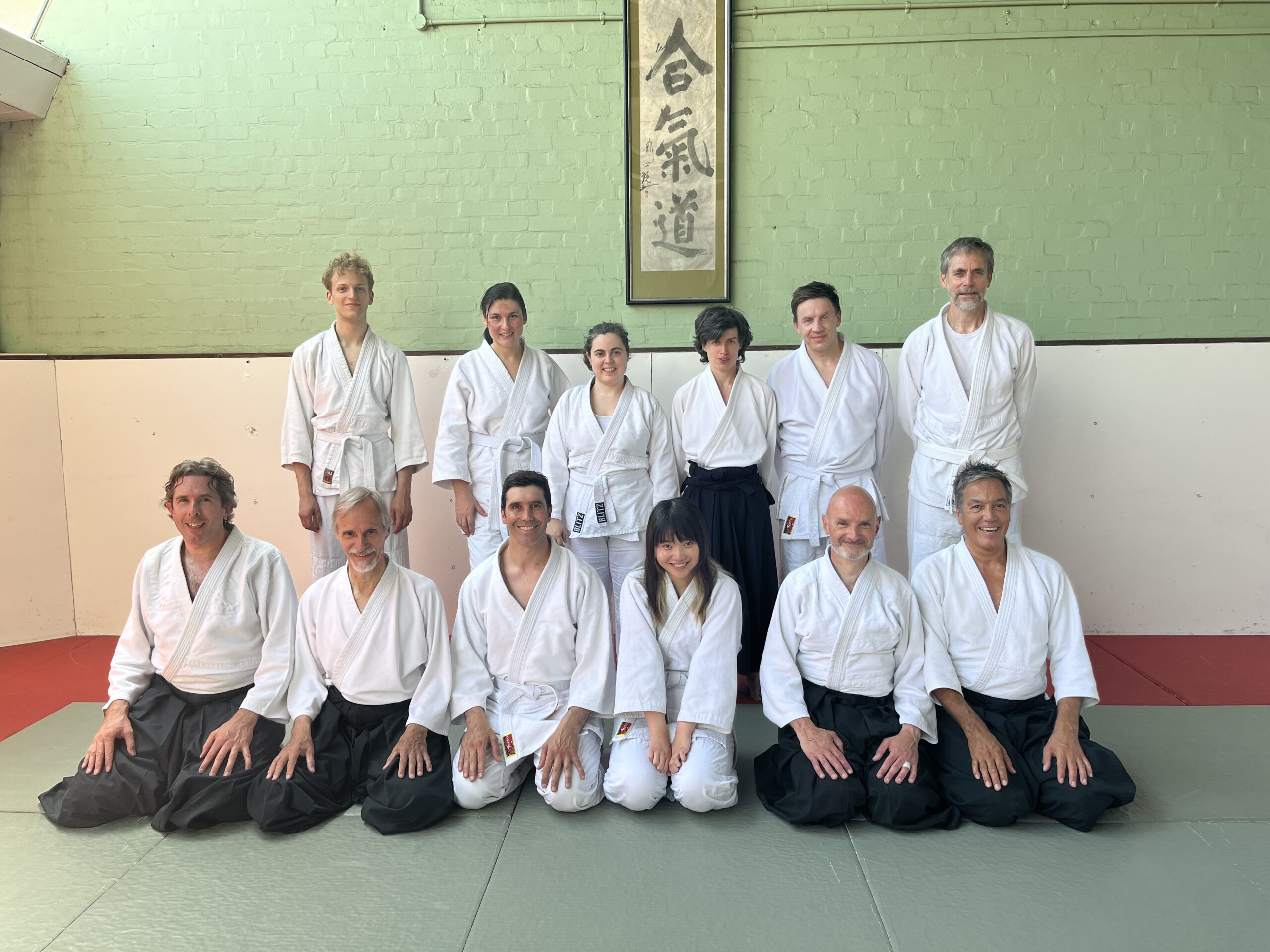 Oxford Aikikai representing nine countries in June 2022 (counting the photographer)